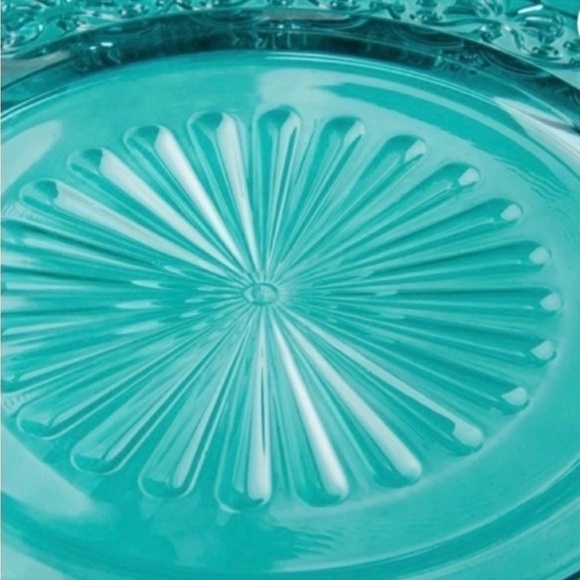 New The Pioneer Woman set of 4 Cassie Dinner
Plates - Teal: - Picture 4 of 6